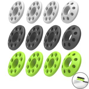 Precision Rings for PS4 PS5, Xbox Series X/S, Xbox One S/X, Swicth Pro Game Controller Accessories Console Rings Aim Assist Ring (silicone-12pcs)