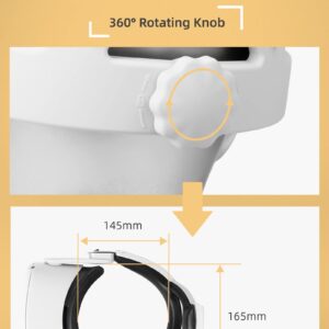 MOOKEENONE 360-degree Stress Reliever Strap Headband Head Strap VR Glasses Accessories for Oculus Quest 2