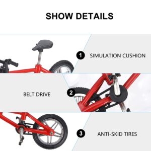 LIOOBO Metal Finger Bike: Mini Mountain Bike, Finger Toys Game, Finger Bmx Set, DIY Decoration for Birthday Christmas Halloween 1Set Red