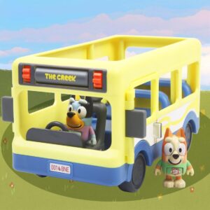 Cute Bus Toy Vehicle and Figures Pack with Two 2.5" Figures