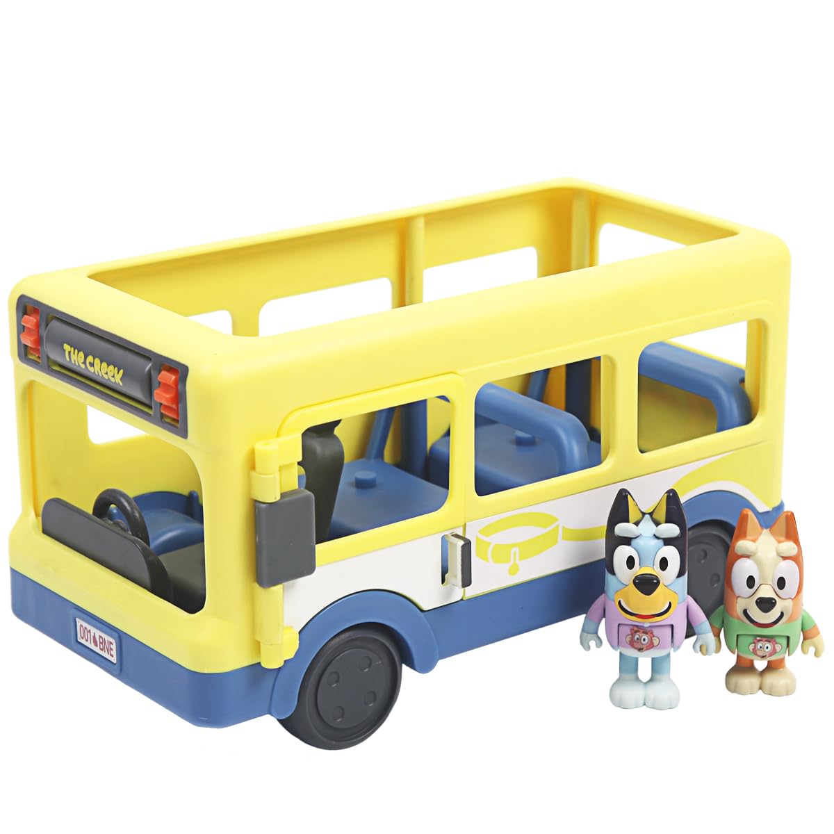 Cute Bus Toy Vehicle and Figures Pack with Two 2.5" Figures