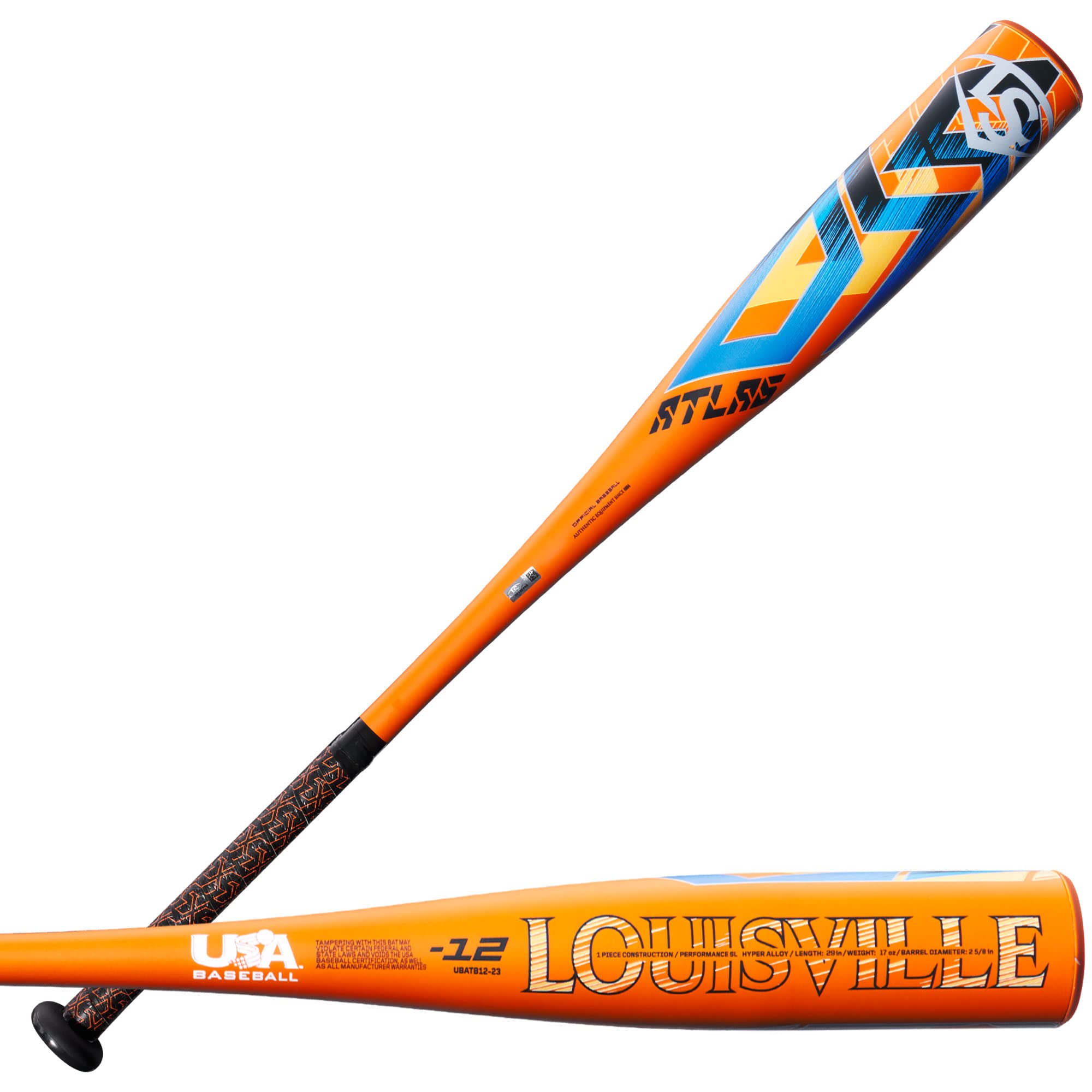 Louisville Slugger Atlas (-12) USA Baseball Bat - 30'/18 oz