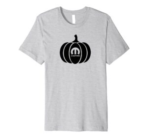 mopar pumpkin logo premium t-shirt