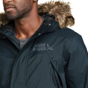 Eddie Bauer Men's Superior Down Parka, Black Recycled, X-Large