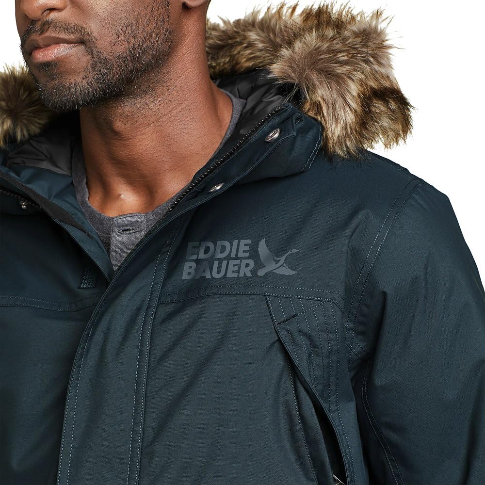 Eddie Bauer Men's Superior Down Parka, Black Recycled, X-Large