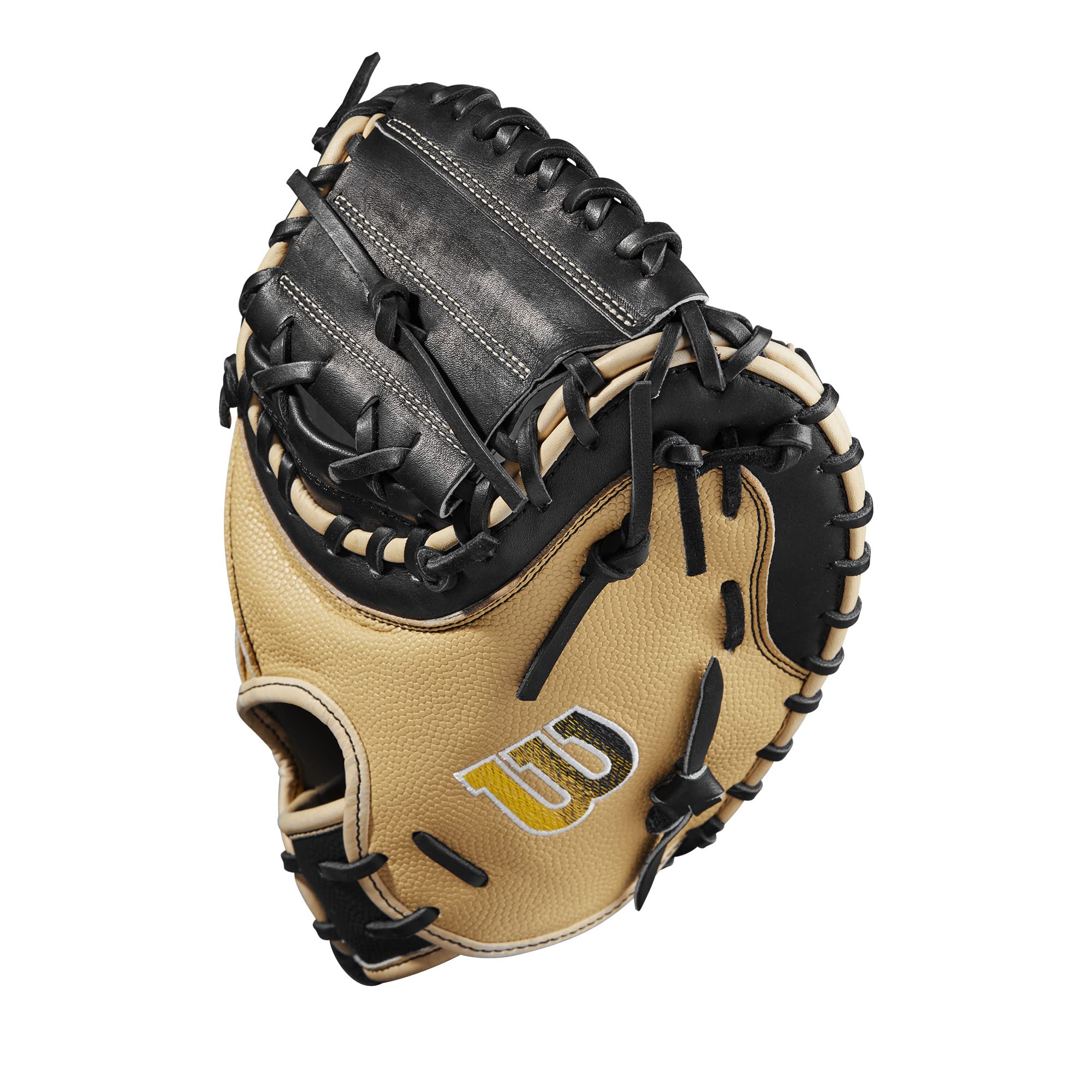 WILSON 2023 A2000® 1790SS 34” Baseball Catcher’s Mitt - Right Hand Throw, Blonde/Black