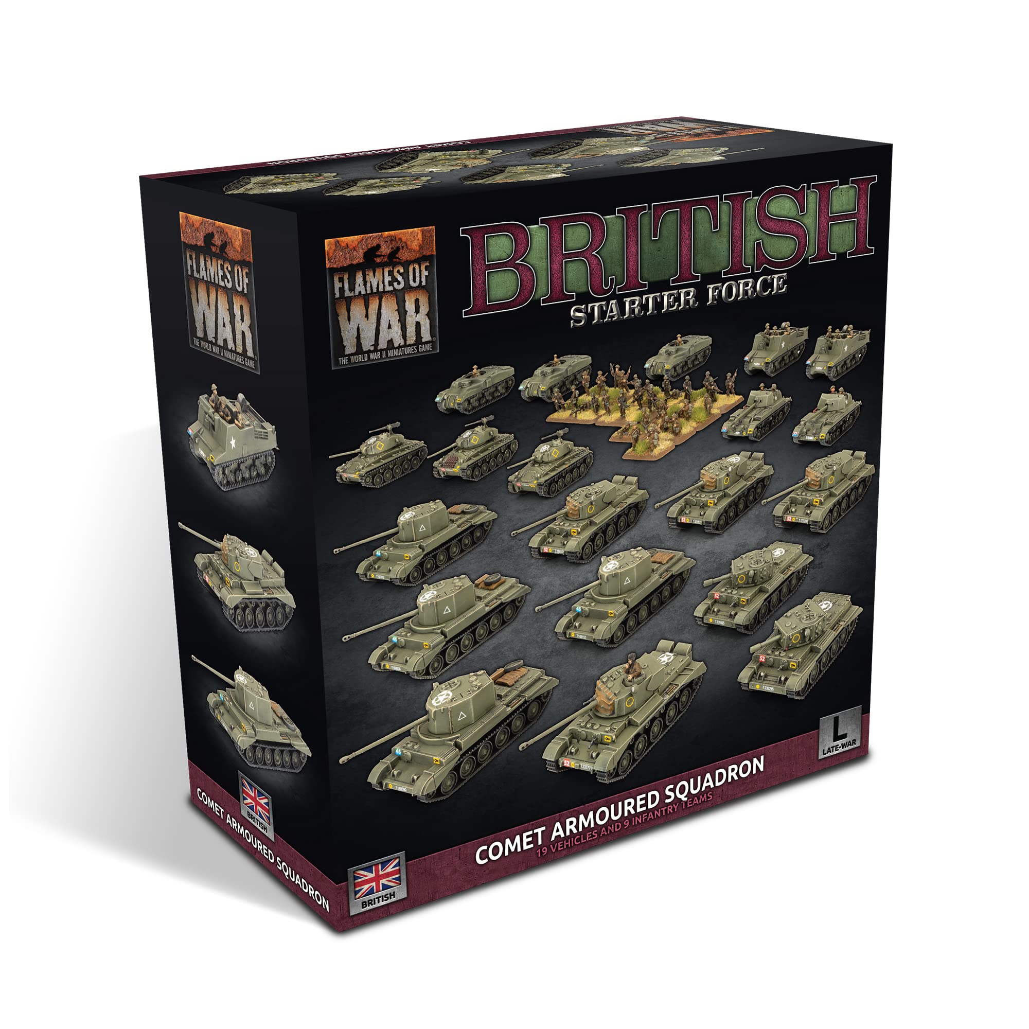 Flames of War British Comet Armoured Squadron