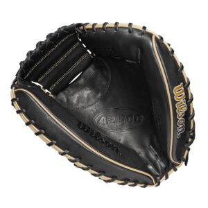 WILSON 2023 A2000® 1790SS 34” Baseball Catcher’s Mitt - Right Hand Throw, Blonde/Black