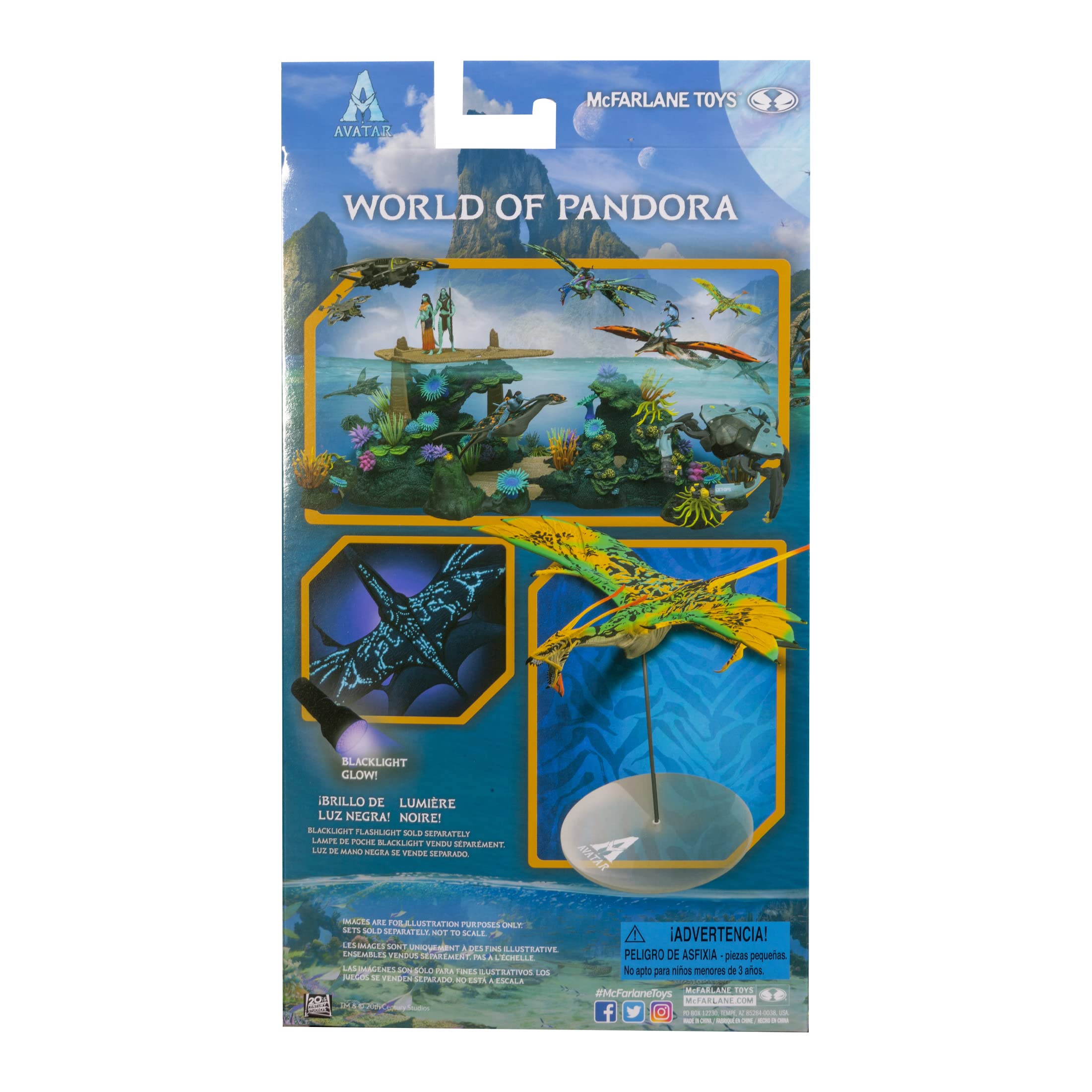 McFarlane - Avatar: The Way of Water - World of Pandora - Mountain Banshee - Yellow Banshee