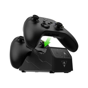 Turtle Beach Fuel Dual Controller Charging Station & Headset Stand for Xbox Series X|S & Xbox One Wireless Controllers â€“ 22+ Hour Battery Packs, Quick Charge, and Compact Design - Black