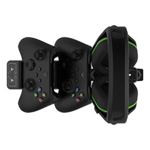 Turtle Beach Fuel Dual Controller Charging Station & Headset Stand for Xbox Series X|S & Xbox One Wireless Controllers â€“ 22+ Hour Battery Packs, Quick Charge, and Compact Design - Black