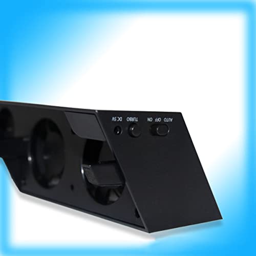 SOLUSTRE Coolers 3pcs Console for Control Cooler Fan Temperature Cooling Black Turbo Fan