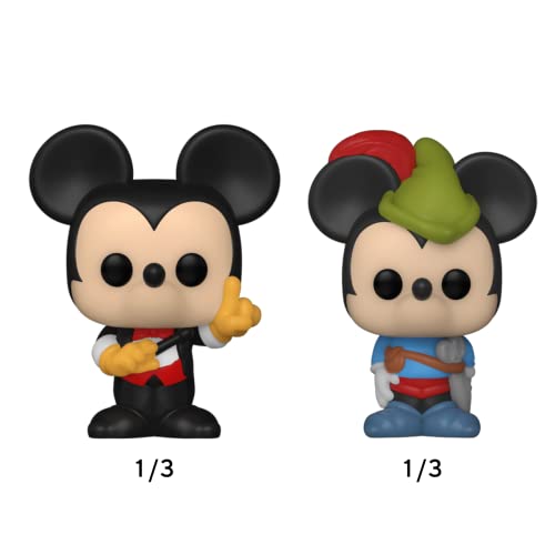 Funko Bitty Pop! Disney Mini Collectible Toys 4-Pack - Mickey Mouse, Minnie Mouse, Pluto & Mystery Chase Figure (Styles May Vary)