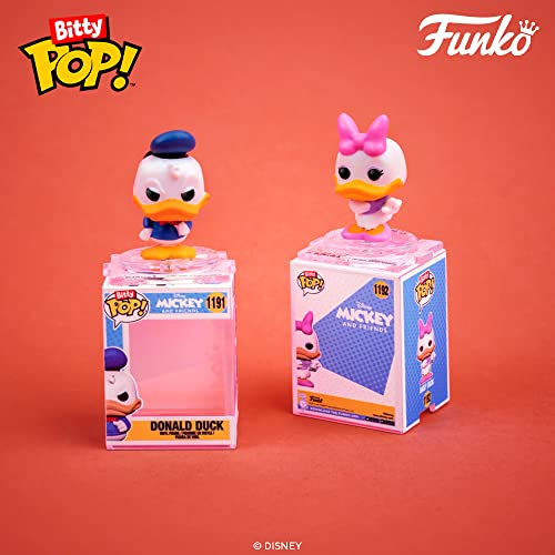 Funko Bitty Pop! Disney Mini Collectible Toys 4-Pack - Minnie Mouse, Daisy Duck, Donald Duck & Mystery Chase Figure (Styles May Vary)