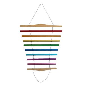 yantra cosmic sound 8 color coded chakra healing swing chimes bells pipes meditation sound healing with mallet