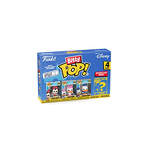 Funko Bitty Pop! Disney Mini Collectible Toys 4-Pack - Minnie Mouse, Daisy Duck, Donald Duck & Mystery Chase Figure (Styles May Vary)