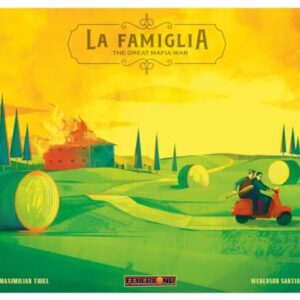 Capstone Games La Famiglia: The Great Mafia War - Capstone Games, 2-vs-2 Team Strategy Board Game, Based in 1980's Sicily, 4 Players, 90-180 Minute Game Play Time, Ages 16+