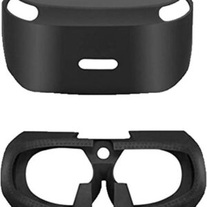 Soft VR Headset Anti-Slip Skin Silicone Rubber Cover Protective Case 3D Eye Shield for PS4 VR PS VR Virtual Reality Glasses Controller