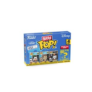 Funko Bitty Pop! Disney Mini Collectible Toys 4-Pack - Goofy, Chip, Minnie Mouse & Mystery Chase Figure (Styles May Vary)