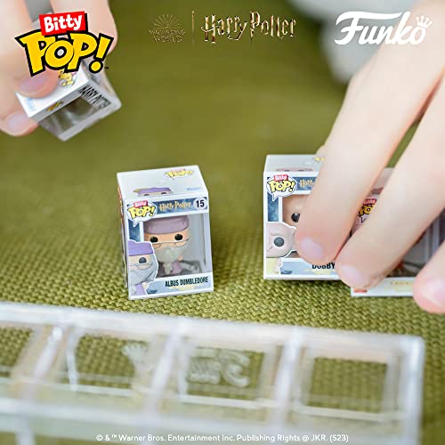 Funko Bitty Pop! Harry Potter Mini Collectible Toys 4-Pack - Harry Potter, Draco Malfoy, Dobby & Mystery Chase Figure (Styles May Vary)