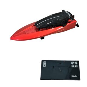 Mini Wireless Remote Control Speed Boat Model Toy for Kids (Red)