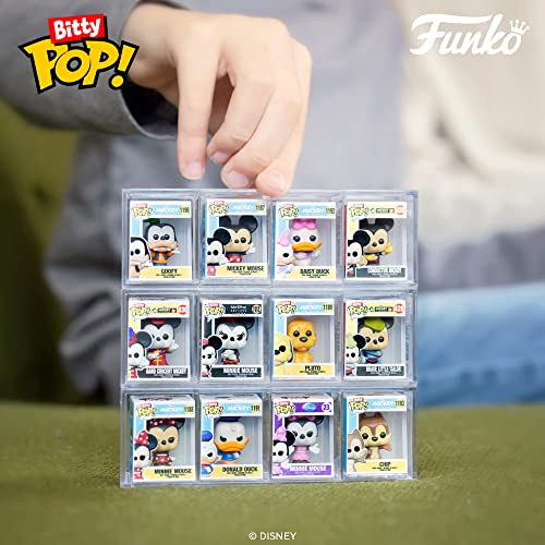 Funko Bitty Pop! Disney Mini Collectible Toys 4-Pack - Mickey Mouse, Minnie Mouse, Pluto & Mystery Chase Figure (Styles May Vary)