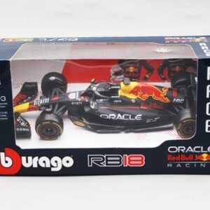 JODIYAAH Bburago 1:43 New 2022 F1 Red Bull Racing RB18 1# Verstappen 11# Perez Special Paint Formula One Alloy Super Toy Car Model (RB18 #1)