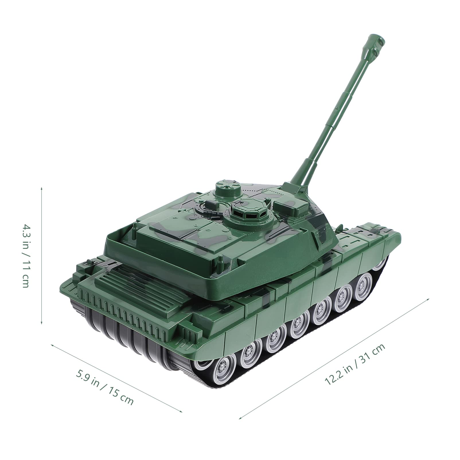 Toddmomy Tank Models Toy Tank Plastic Tanks Kids Toys Mini Tank Toy Vehicle Toys Deck Decorations for Kids Boys Girls