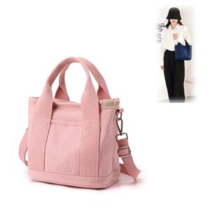 beyondy large capacity multi-pocket handbag (pink)