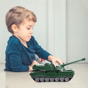 Toddmomy Tank Models Toy Tank Plastic Tanks Kids Toys Mini Tank Toy Vehicle Toys Deck Decorations for Kids Boys Girls