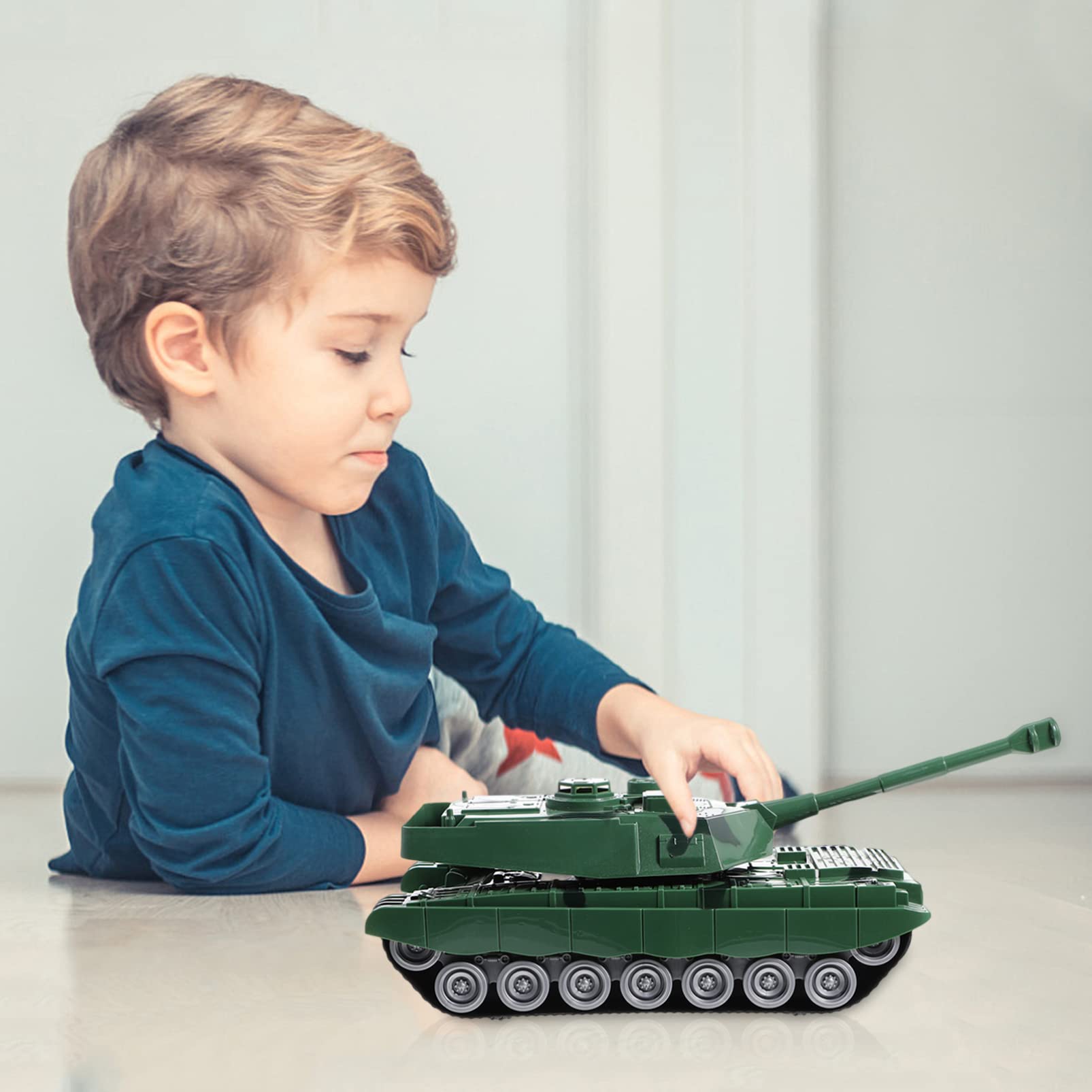 Toddmomy Tank Models Toy Tank Plastic Tanks Kids Toys Mini Tank Toy Vehicle Toys Deck Decorations for Kids Boys Girls