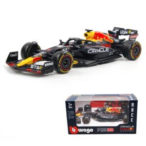 jodiyaah bburago 1:43 new 2022 f1 red bull racing rb18 1# verstappen 11# perez special paint formula one alloy super toy car model (rb18 #1)