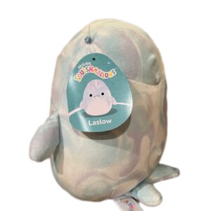 Squishmallows New 8" Laslow The Beluga - Official Kellytoy 2022 Plush - Cute and Soft Stuffed Toy - Great for Kids