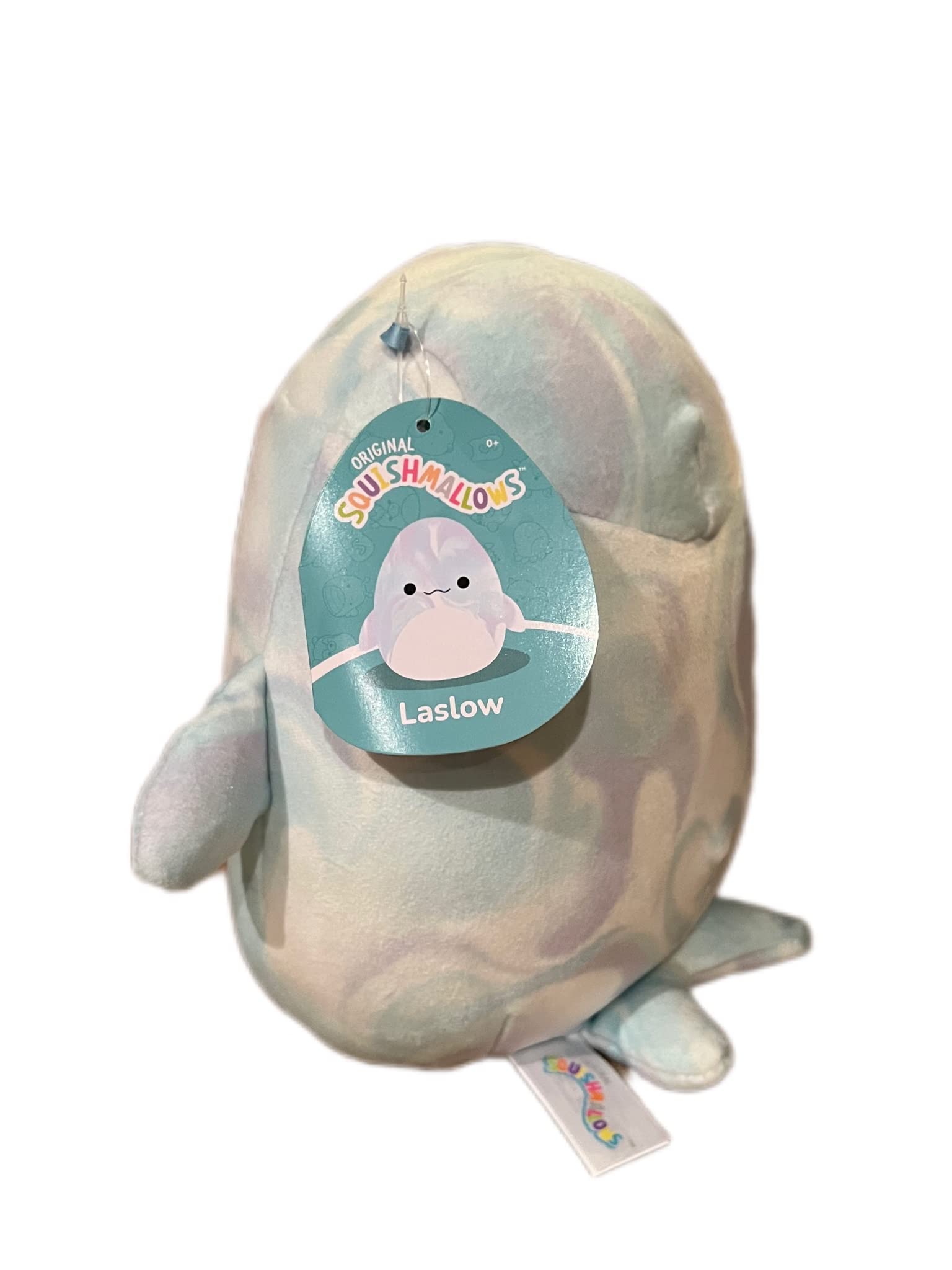 Squishmallows New 8" Laslow The Beluga - Official Kellytoy 2022 Plush - Cute and Soft Stuffed Toy - Great for Kids