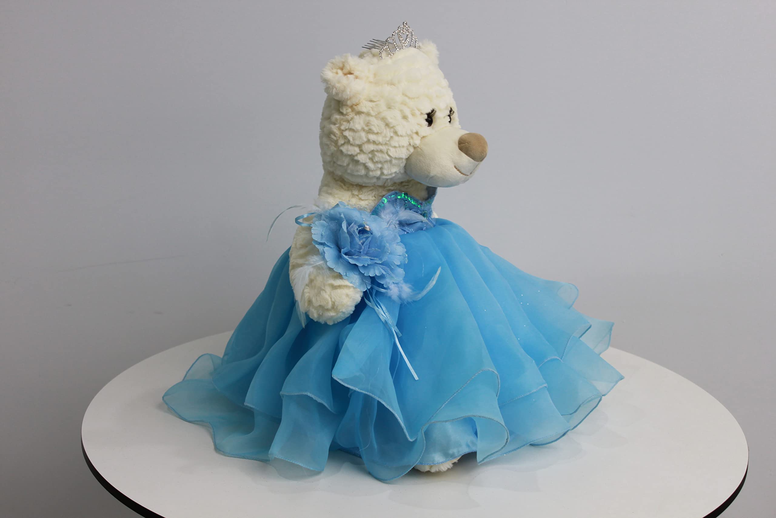 20" Quince Anos Quinceanera Last Doll Teddy Bear with Dress (Centerpiece) ~Babyl Blue~ B16831-4