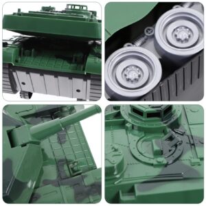 Toddmomy Tank Models Toy Tank Plastic Tanks Kids Toys Mini Tank Toy Vehicle Toys Deck Decorations for Kids Boys Girls