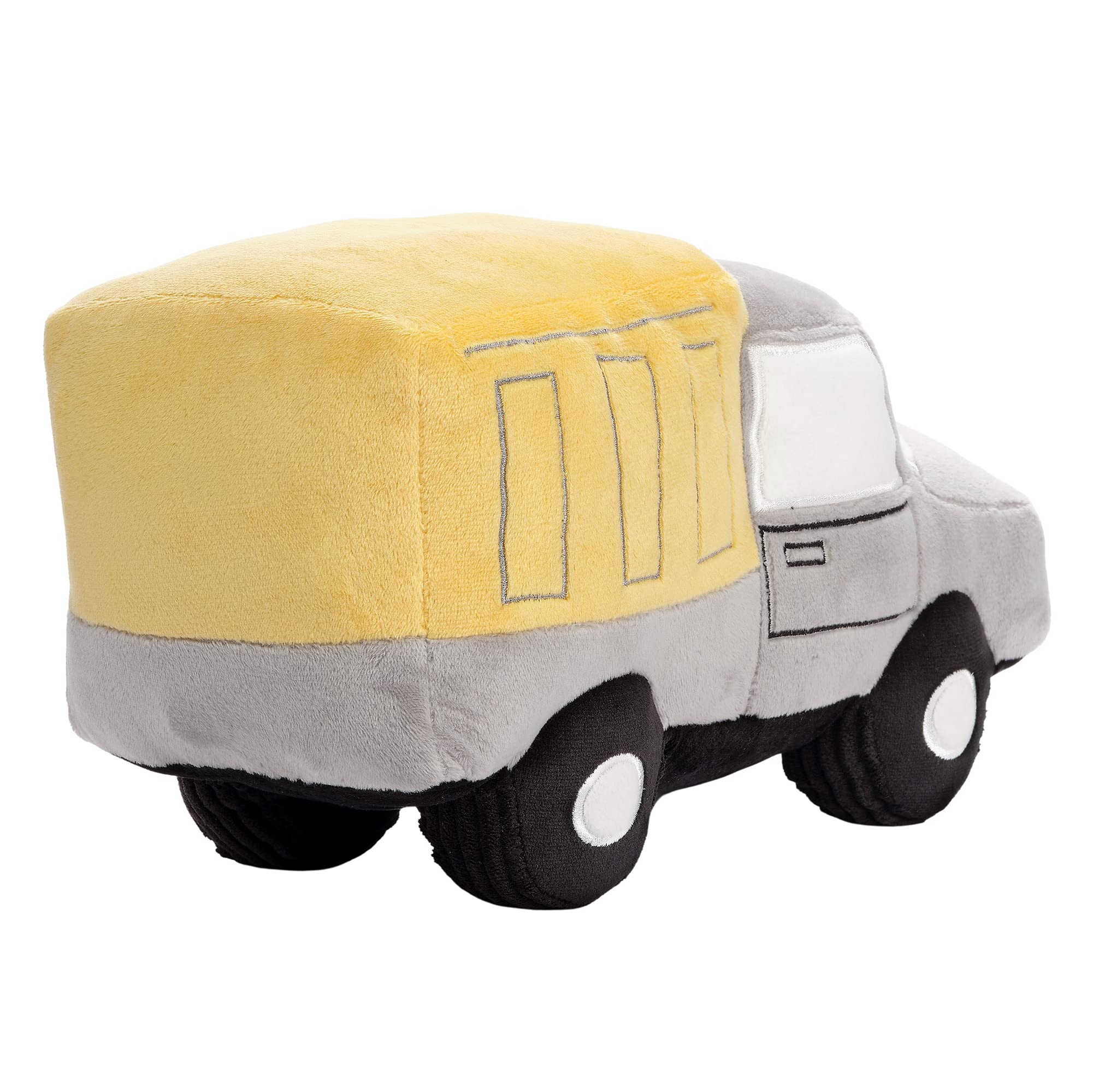 Bedtime Originals Construction Zone Plush Dump Truck Stuffed Toy - Gray/Yellow