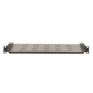 Aeons 1U Universal Server Rack Shelf Vented Rackmount Cantilever Shelf 14" Deep, for 19” IT Network Rack Cabinet Enclosure - Fixed Server Rack Cabinet Shelf 2-Pack Equipment