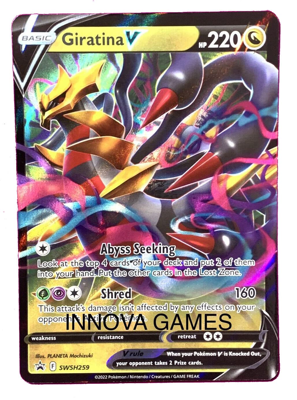 Pokémon - Giratina V SWSH259 Lost Origin - Black Star Promo - Holo Foil Card