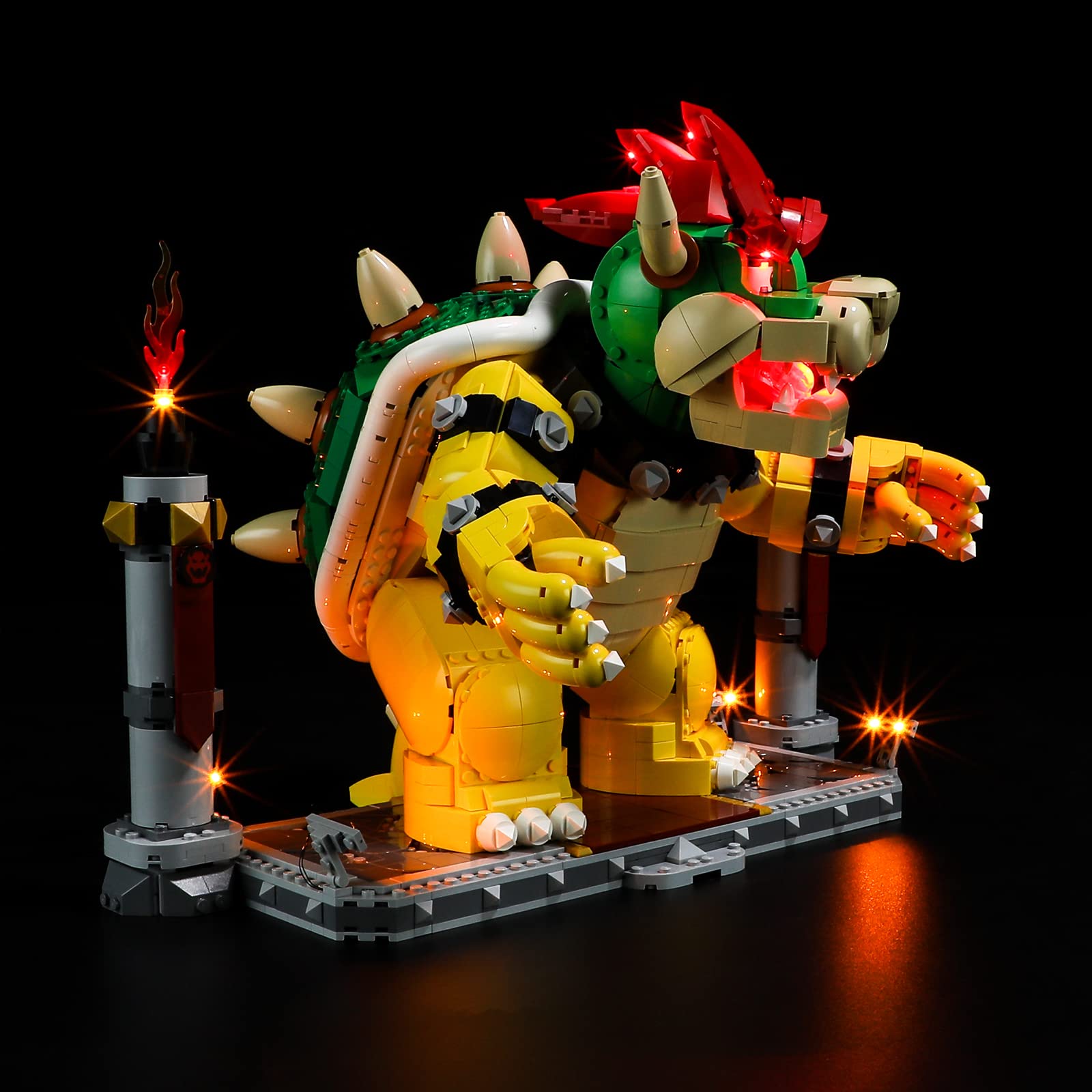 LIGHTAILING Light for 71411 The Mighty-Bowser - Led Lighting Kit Compatible with Building Blocks Model - NOT Included The Model Set