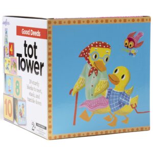 eeBoo Good Deeds Tot Tower/Stacking Blocks/Ages 2+