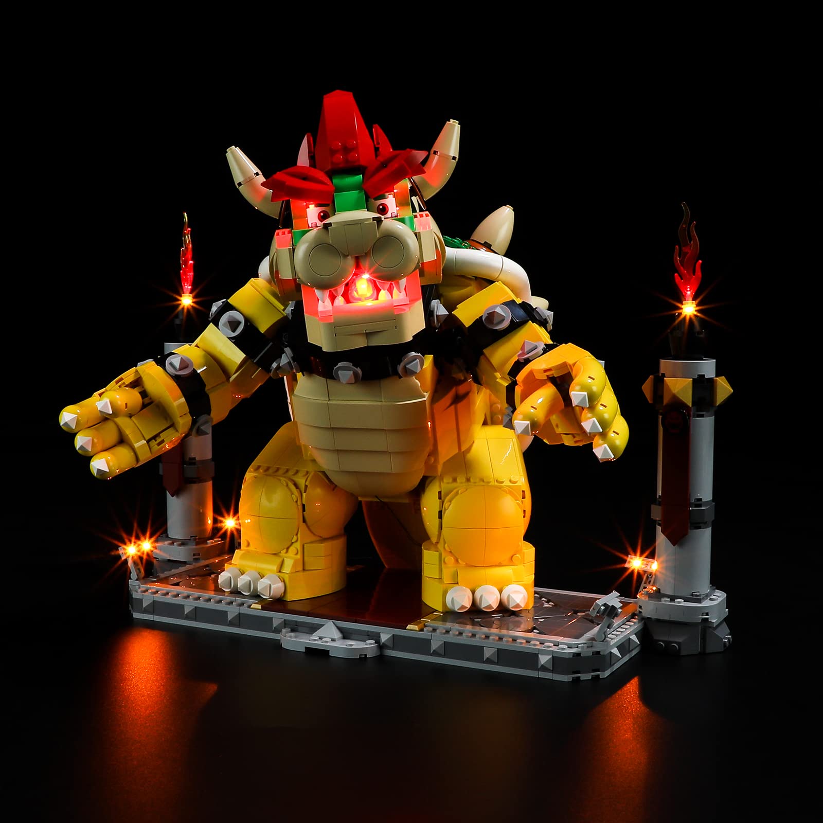 LIGHTAILING Light for 71411 The Mighty-Bowser - Led Lighting Kit Compatible with Building Blocks Model - NOT Included The Model Set