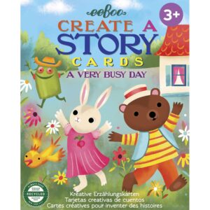 eeBoo A Very Busy Day Create a Story Pre-Literacy Cards/Ages 3+ (TSVBD)