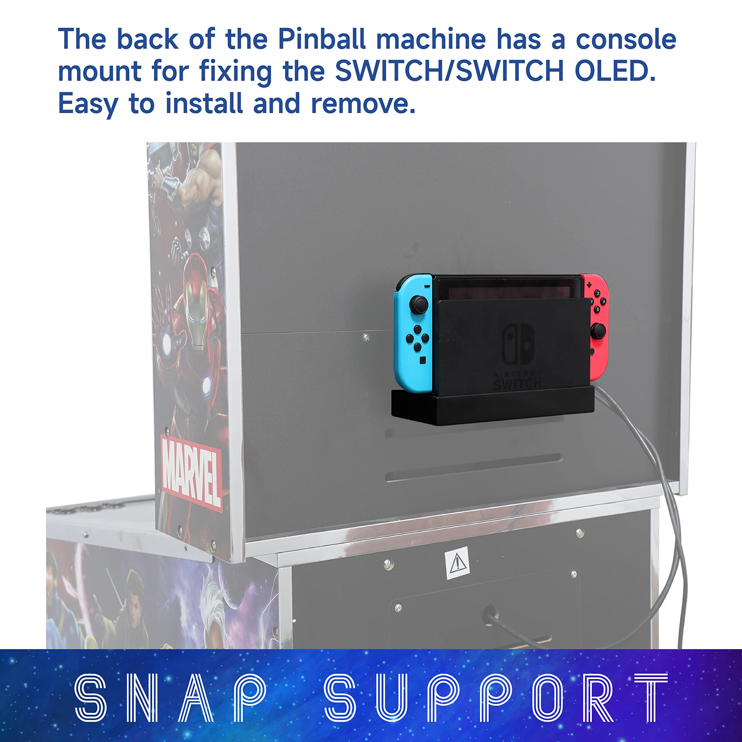 Switch Fighting Stick for Arcade1Up'S Digital Pinball - Expand Your arcade 1up Pinball Games, Play Your Switch on The Pinball, Modded Switch Joysticks Specially Designed for Arcade 1 Up Pinball