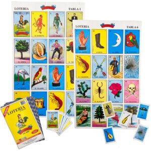 Needzo Don Clemente Autentica Loteria Mexican Bingo, Colorful and Educational Cards (Regular)