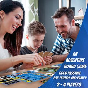 Mega Man - Adventure Board Game by KESS for Players 1-4, Indoor Fun, Ages 14 and Up, Action Themed Game for Adults and Teens, Average Playtime 45 Mins, Cooperative Strategy Board Games