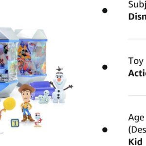 YuMe Disney 100 Series Mystery Capsule Blind Box with Surprise Characters Figurines Toys 2 Pack