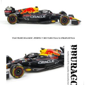 IYASFPFP Bburago 1:43 New 2022 F1 Red Bull Racing RB18 1# Verstappen 11# Perez Special Paint Formula One Alloy Super Toy Car Model (RB18 #1)