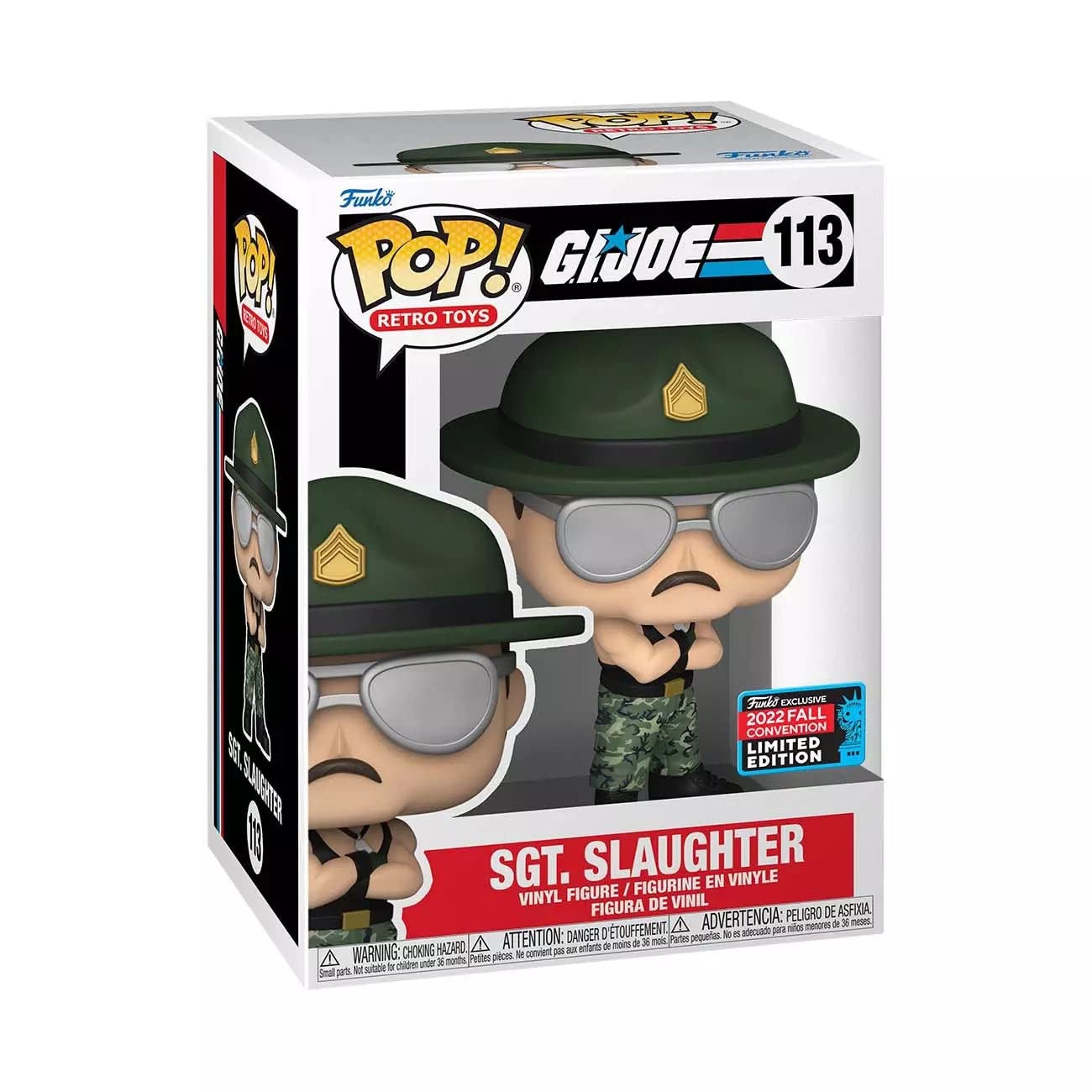 Funko POP! Retro Toys: G.I. Joe SGT. Slaughter Vinyl Figure 2022 Fall Convention Exclusive