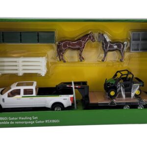 John Deere 1/32 RSX860i Gator Hauling Set Toy - LP82784